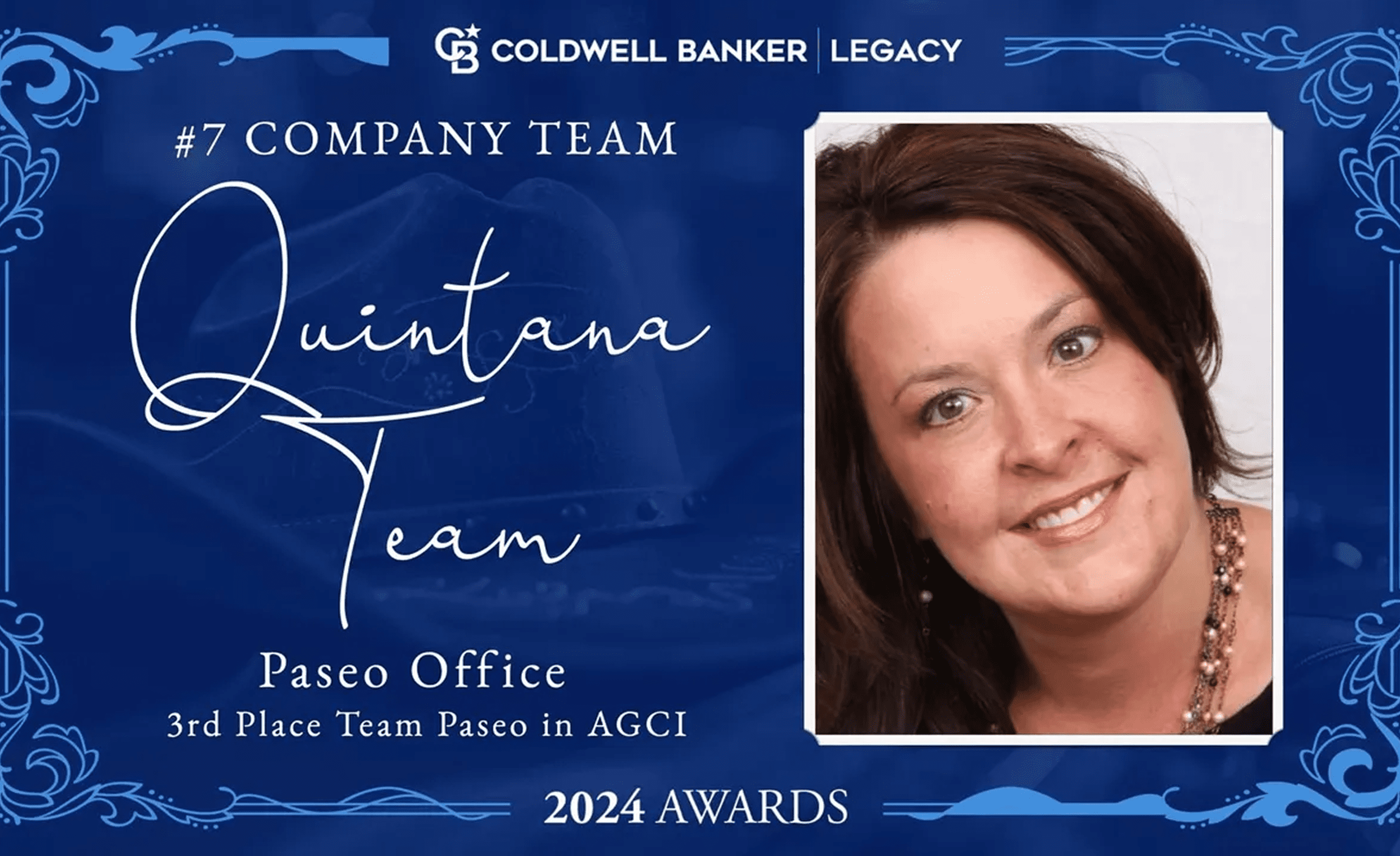 Quintana Team 2024 award recognition